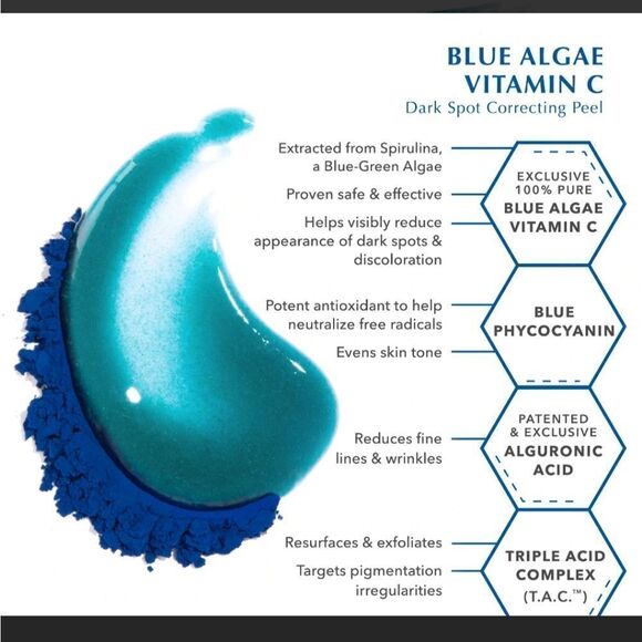 NEW Algenist Blue Algae Vitamin C Dark Spot Correcting Peel - Picture 8 of 12